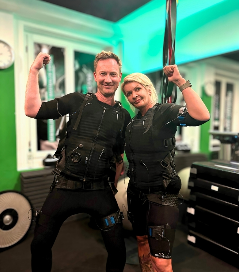 Trainingsmoment mit Simone bei Raw and Ready - Gym